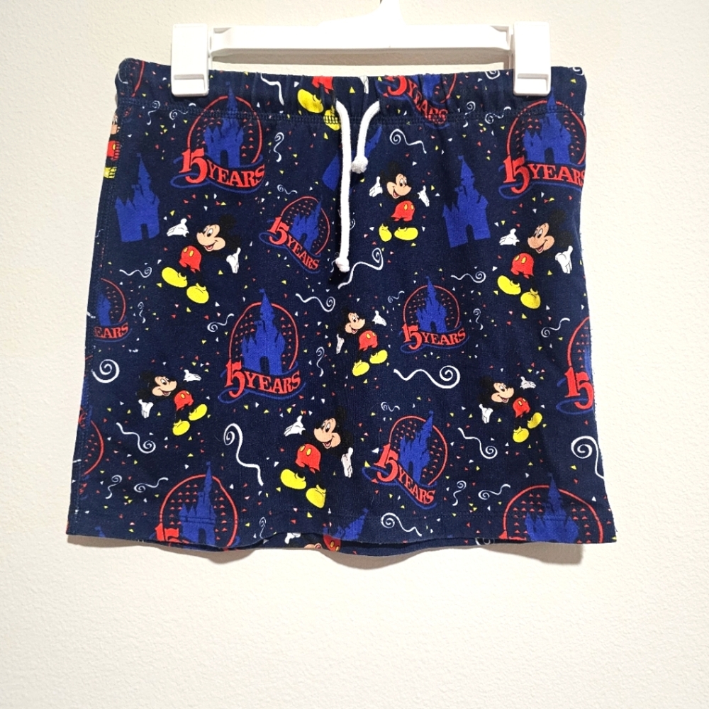 Walt Disney World Vault Collection 15 Years Slogan Print Skirt Small